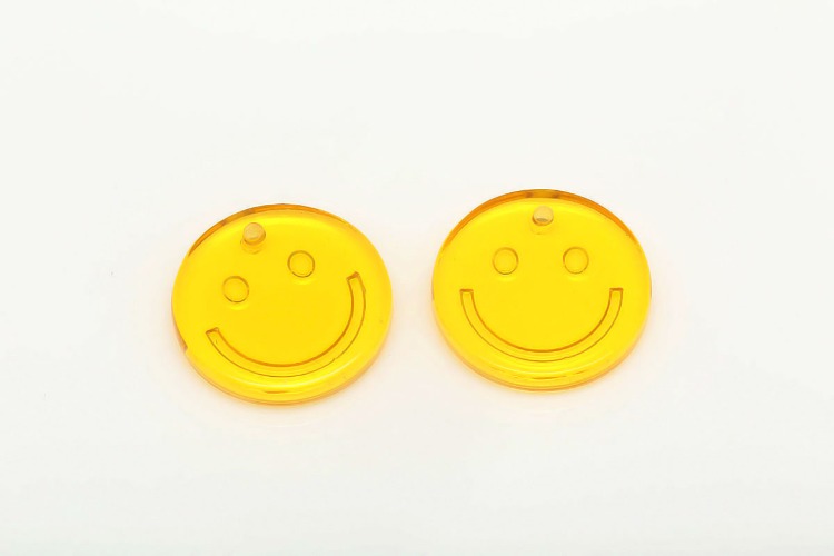 [W] E679-Yellow Epoxy-(20pcs)-Smile Epoxy Tiny Charms,High Quality Resin Pendant,DIY Jewelry Craft Supplies, [PRODUCT_SEARCH_KEYWORD], JEWELFINGER-INBEAD, [CURRENT_CATE_NAME]