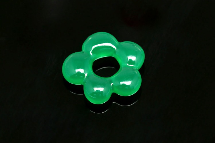 B593-Green Epoxy-(2pcs)-17mm Epoxy Flower Charms,High Quality Resin Flower Pendant,DIY Jewelry Craft Supplies, [PRODUCT_SEARCH_KEYWORD], JEWELFINGER-INBEAD, [CURRENT_CATE_NAME]