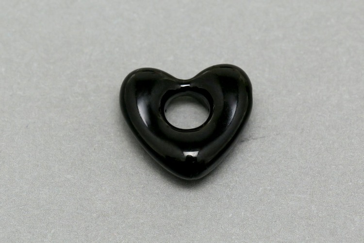 B124-Black Epoxy-(2pcs)-13*14mm Epoxy Heart Charms,High Quality Resin Heart Pendant,DIY Jewelry Craft Supplies, [PRODUCT_SEARCH_KEYWORD], JEWELFINGER-INBEAD, [CURRENT_CATE_NAME]