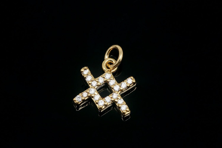 [W] EM008-Gold Plated-(10pcs)-Aquarius-CZ Astrological  Zodiac Charms,Horoscope Charms,Constellation Jewelry Birth Signs,Constellation Pendant,Nickel Free-Wholesale Zodiac, [PRODUCT_SEARCH_KEYWORD], JEWELFINGER-INBEAD, [CURRENT_CATE_NAME]