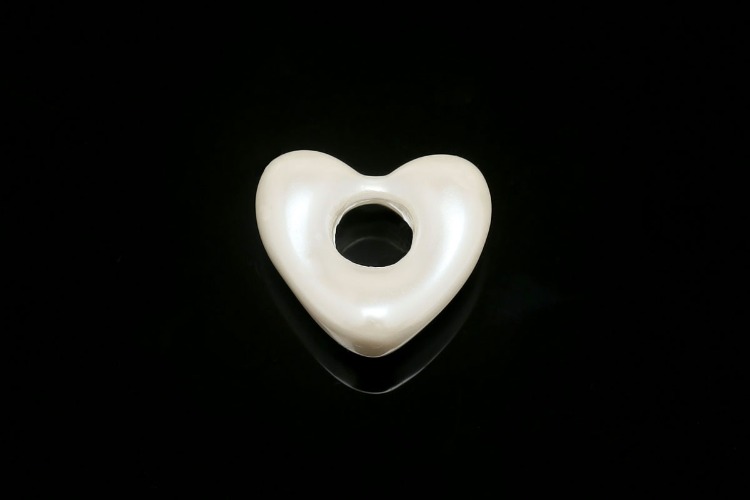 [W] B124-White Pearl Epoxy-(20pcs)-13*14mm Epoxy Heart Charms,High Quality Resin Heart Pendant,DIY Jewelry Craft Supplies, [PRODUCT_SEARCH_KEYWORD], JEWELFINGER-INBEAD, [CURRENT_CATE_NAME]
