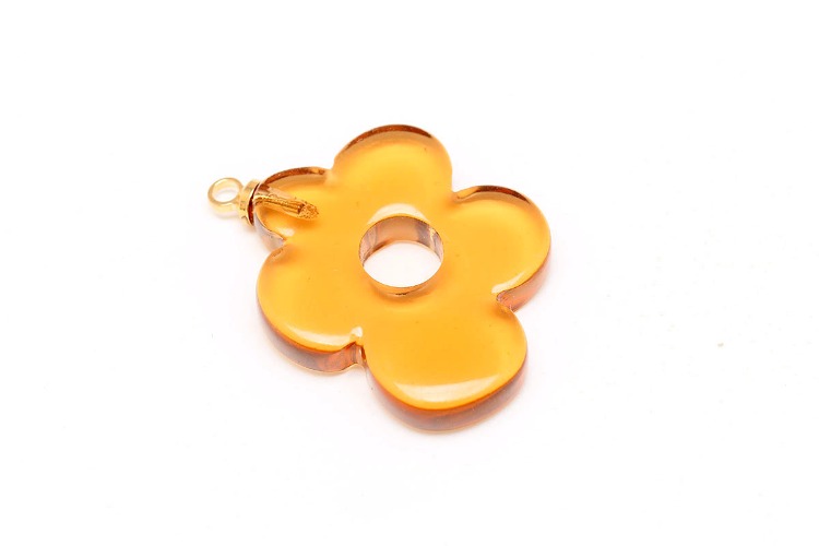 [W] C1180-Brown Epoxy-(20pcs)-23*16mm Epoxy Flower Charms with Hanger,High Quality Resin Flower Pendant,DIY Jewelry Craft Supplies, [PRODUCT_SEARCH_KEYWORD], JEWELFINGER-INBEAD, [CURRENT_CATE_NAME]
