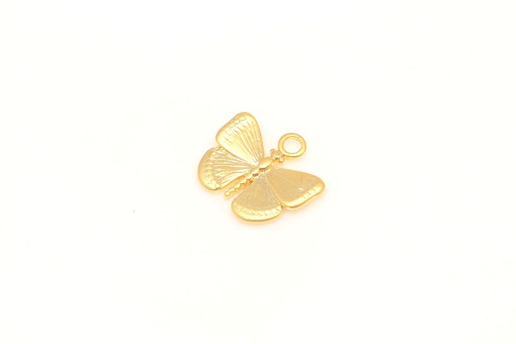 K257-Matt Gold Plated-(2pcs)-9*7.5mm Butterfly Charms-Necklace Earrings  Making Supply, [PRODUCT_SEARCH_KEYWORD], JEWELFINGER-INBEAD, [CURRENT_CATE_NAME]