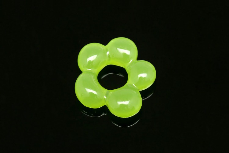 [W] B593-Light Green Epoxy-(20pcs)-17mm Epoxy Flower Charms,High Quality Resin Flower Pendant,DIY Jewelry Craft Supplies, [PRODUCT_SEARCH_KEYWORD], JEWELFINGER-INBEAD, [CURRENT_CATE_NAME]