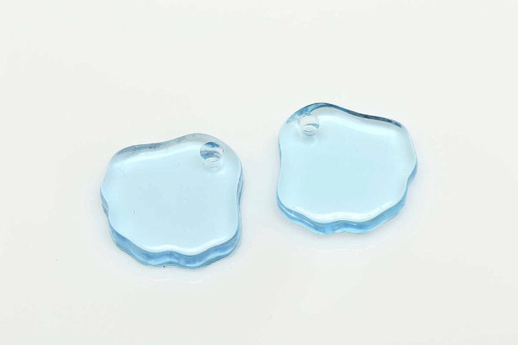 [W] E679-Skyblue Epoxy-(20pcs)-Shell Epoxy Tiny Charms,High Quality Resin Pendant,DIY Jewelry Craft Supplies, [PRODUCT_SEARCH_KEYWORD], JEWELFINGER-INBEAD, [CURRENT_CATE_NAME]