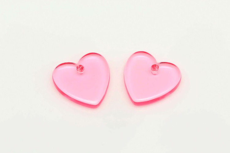 [W] E1019-Pink Epoxy-(20pcs)-Heart Epoxy Tiny Charms,High Quality Resin Pendant,DIY Jewelry Craft Supplies, [PRODUCT_SEARCH_KEYWORD], JEWELFINGER-INBEAD, [CURRENT_CATE_NAME]