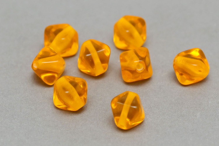 [W] C491-Czech Glass-(200pcs)-6mm Czech Glass Beads ,Orange Color Czech Beads,Jewelry Making Beads, [PRODUCT_SEARCH_KEYWORD], JEWELFINGER-INBEAD, [CURRENT_CATE_NAME]