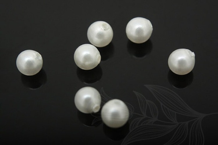 [W] E674-Half-drilled-Shell Pearl-(20pcs)-4mm Half-drilled-Pearl coated on Shell based-Wholesale Pearl, [PRODUCT_SEARCH_KEYWORD], JEWELFINGER-INBEAD, [CURRENT_CATE_NAME]