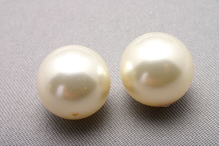 E536-Swarovski Pearl-(2pcs)-12mm Swarovski Pearl-Light Cream-Wholesale Pearl, [PRODUCT_SEARCH_KEYWORD], JEWELFINGER-INBEAD, [CURRENT_CATE_NAME]