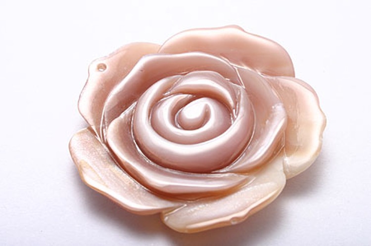 E560-M.O.P-(1piece)-30mm Rose M.O.P, [PRODUCT_SEARCH_KEYWORD], JEWELFINGER-INBEAD, [CURRENT_CATE_NAME]