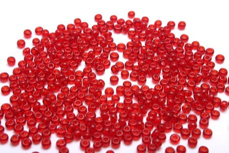 E067-1.5 mm Czech Seed Beads Siam Transparent (10 g), [PRODUCT_SEARCH_KEYWORD], JEWELFINGER-INBEAD, [CURRENT_CATE_NAME]