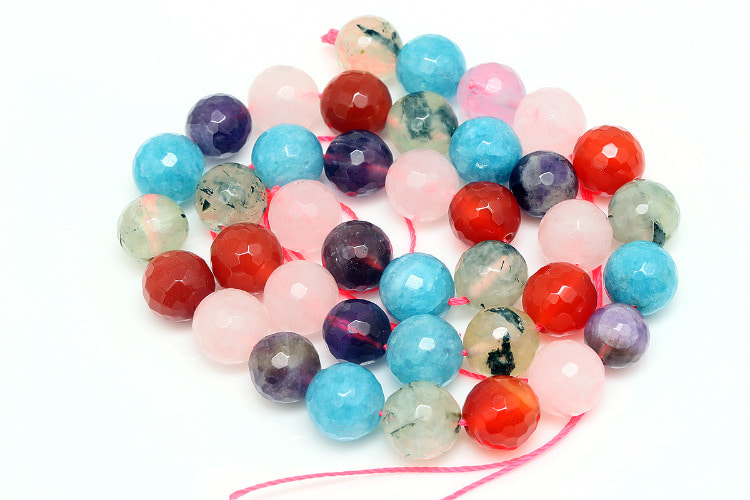 G050-Quartz  Faceted Round 10mm (10pcs), [PRODUCT_SEARCH_KEYWORD], JEWELFINGER-INBEAD, [CURRENT_CATE_NAME]