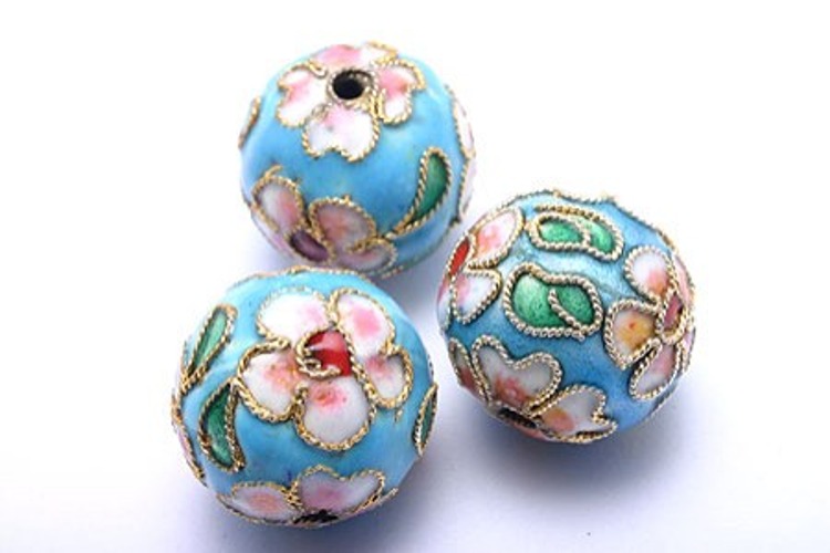 C689-02-Chilbo-(2pcs)-14mm Blue, [PRODUCT_SEARCH_KEYWORD], JEWELFINGER-INBEAD, [CURRENT_CATE_NAME]
