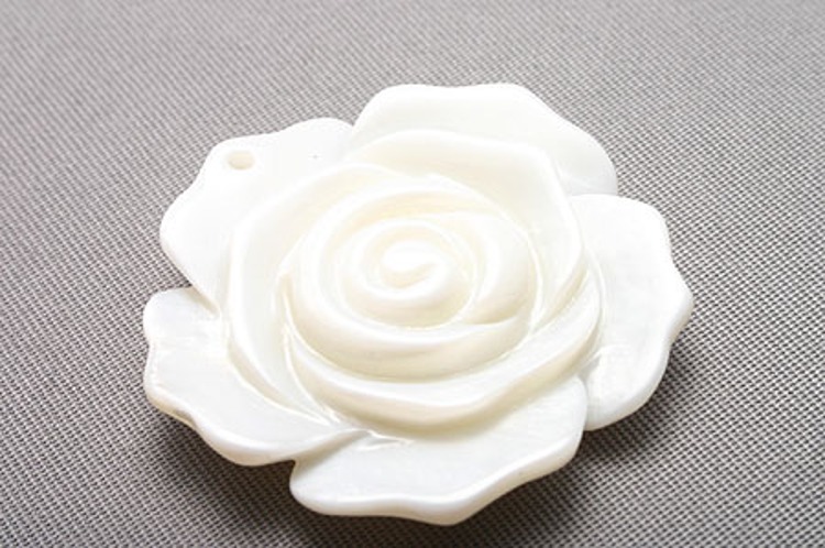 E558-M.O.P-(1piece)-30mm Rose M.O.P, [PRODUCT_SEARCH_KEYWORD], JEWELFINGER-INBEAD, [CURRENT_CATE_NAME]