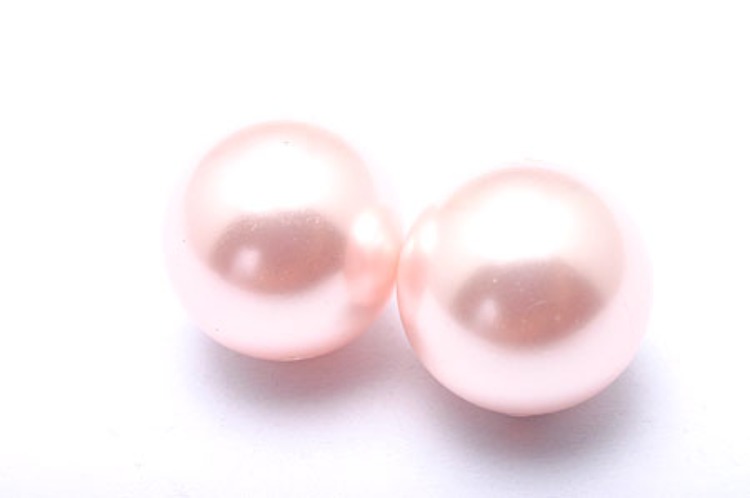 E529-Swarovski Pearl-(2pcs)-12mm Swarovski Pearl-Pink-Wholesale Pearl, [PRODUCT_SEARCH_KEYWORD], JEWELFINGER-INBEAD, [CURRENT_CATE_NAME]
