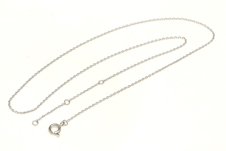 [W] E668-230S 4DC Chain 40cm+2cm+2cm-Ternary Alloy Plated Readymade Neckalce,Diamond Cut Chain (20pcs), [PRODUCT_SEARCH_KEYWORD], JEWELFINGER-INBEAD, [CURRENT_CATE_NAME]