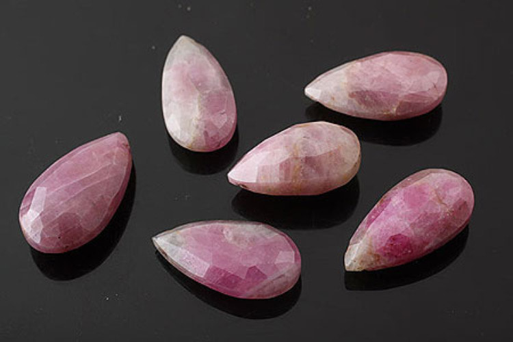 JJ043-Ruby in zoysite Faceted Drop (1piece), [PRODUCT_SEARCH_KEYWORD], JEWELFINGER-INBEAD, [CURRENT_CATE_NAME]