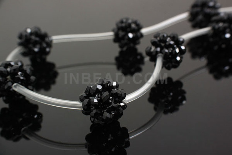 JJ022-Crystal Ball 15mm Black (3pcs), [PRODUCT_SEARCH_KEYWORD], JEWELFINGER-INBEAD, [CURRENT_CATE_NAME]