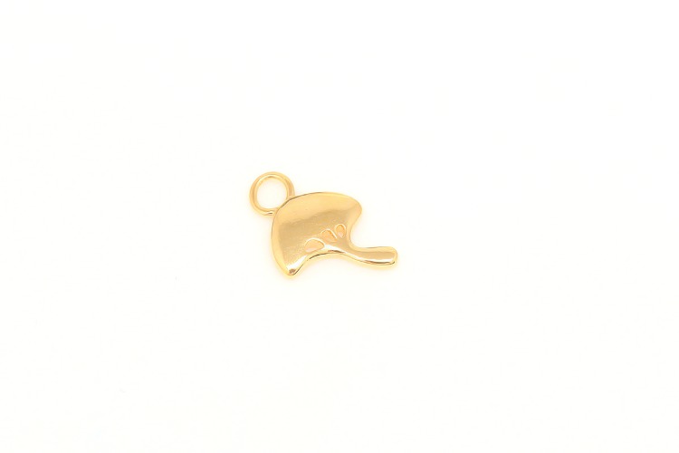 [W] CH134-Gold Plated-(20pcs)-12.5*8mm Brass Tiny Mushroom Charms, Mushroom Beads,Mushroom Dangle Charm, [PRODUCT_SEARCH_KEYWORD], JEWELFINGER-INBEAD, [CURRENT_CATE_NAME]